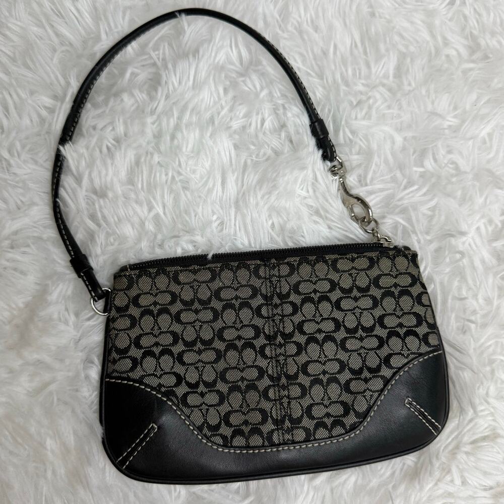 y2k Coach Black Wristlet